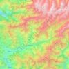 Mapa topográfico Chirgaon, altitud, relieve