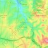 Mapa topográfico Donvale, altitud, relieve
