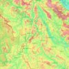 Mapa topográfico Điện Biên Province, altitud, relieve