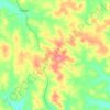 Mapa topográfico Wyening, altitud, relieve