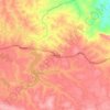 Mapa topográfico Ea Knốp, altitud, relieve