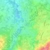 Mapa topográfico Wellen, altitud, relieve