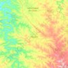 Mapa topográfico Ampére, altitud, relieve