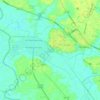 Mapa topográfico Phường Trảng Bàng, altitud, relieve