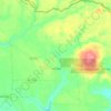 Mapa topográfico Suối Ngô, altitud, relieve
