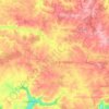 Mapa topográfico 77560, altitud, relieve