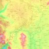 Mapa topográfico Bảo Lộc, altitud, relieve