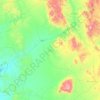 Mapa topográfico Ures, altitud, relieve