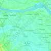 Mapa topográfico Phúc Thọ District, altitud, relieve