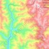 Mapa topográfico Sallique, altitud, relieve