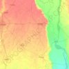 Mapa topográfico Jansath, altitud, relieve