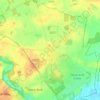 Mapa topográfico Walton, altitud, relieve
