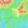 Mapa topográfico Cuyuxquihui, altitud, relieve