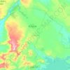 Mapa topográfico El Parral, altitud, relieve