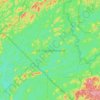 Mapa topográfico Zec Capitachouane, altitud, relieve