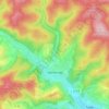 Mapa topográfico Gerterode, altitud, relieve