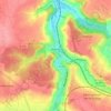 Mapa topográfico Beynes, altitud, relieve