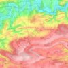 Mapa topográfico 5070, altitud, relieve