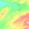 Mapa topográfico ولسوالی گذره, altitud, relieve