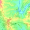 Mapa topográfico Muirlea, altitud, relieve