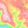 Mapa topográfico Ñahuimpuquio, altitud, relieve