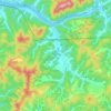 Mapa topográfico 24465, altitud, relieve