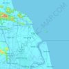 Mapa topográfico Cửa Lò Ward, altitud, relieve