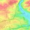 Mapa topográfico 71332, altitud, relieve