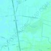 Mapa topográfico Xcanatún, altitud, relieve