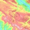 Mapa topográfico Lóng Phiêng Commune, altitud, relieve