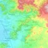 Mapa topográfico Epazoyucan, altitud, relieve