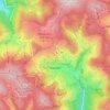 Mapa topográfico Wieden, altitud, relieve