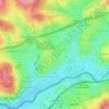 Mapa topográfico 42105, altitud, relieve