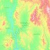 Mapa topográfico Bacadéhuachi, altitud, relieve