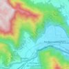 Mapa topográfico Río Blanco, altitud, relieve