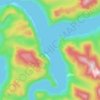 Mapa topográfico Frederick Sound, altitud, relieve