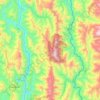 Mapa topográfico Sangau, altitud, relieve