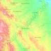 Mapa topográfico Ocampo, altitud, relieve