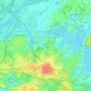 Mapa topográfico 44115, altitud, relieve