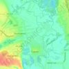 Mapa topográfico Sudzha, altitud, relieve