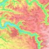 Mapa topográfico 74653, altitud, relieve