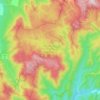 Mapa topográfico OShannassy River Natural Catchment Area, altitud, relieve