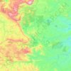 Mapa topográfico Mariana, altitud, relieve