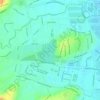 Mapa topográfico Laguna de Axotlan, altitud, relieve