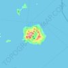 Mapa topográfico Municipality of Nisyros, altitud, relieve