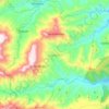 Mapa topográfico Huazalingo, altitud, relieve