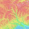 Mapa topográfico Rivière-Nouvelle, altitud, relieve