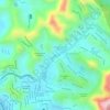 Mapa topográfico Parque Industrial Novo Reno, altitud, relieve