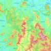 Mapa topográfico Yala Province, altitud, relieve
