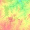 Mapa topográfico Talbehat, altitud, relieve